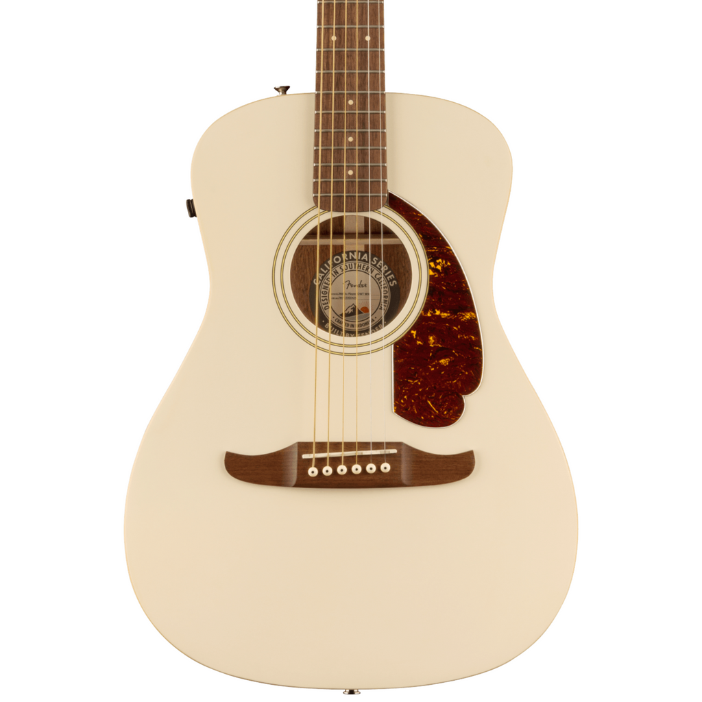 Fender California Series Malibu Player Acoustic-Electric Guitar, Olymp