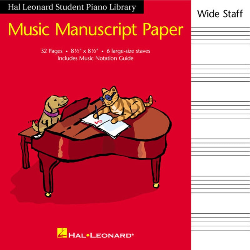 Manuscript Paper (Deluxe Pad) (Taupe Cover)