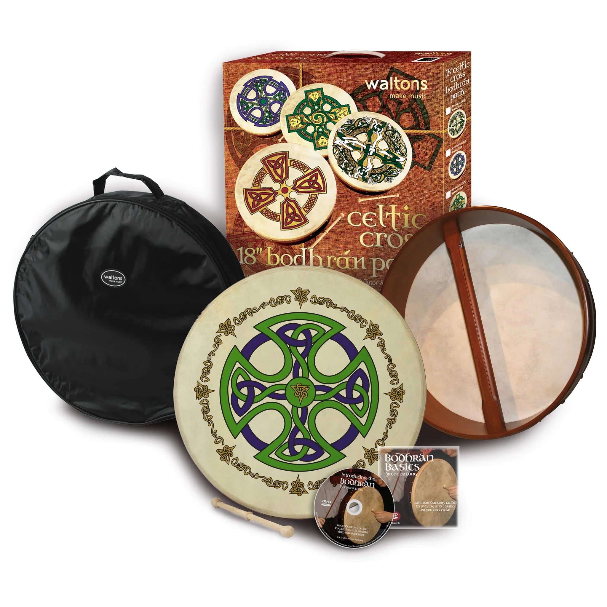 Waltons 18" Bodhrán Pack