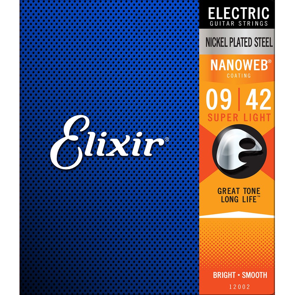 Elixir Nanoweb Nickel Plated Electric Guitar Strings