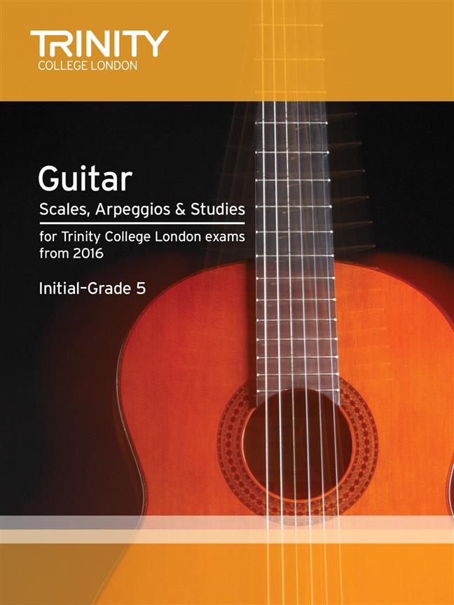 Trinity Guitar Scales & Arpeggios Grade 6-8 from 2016