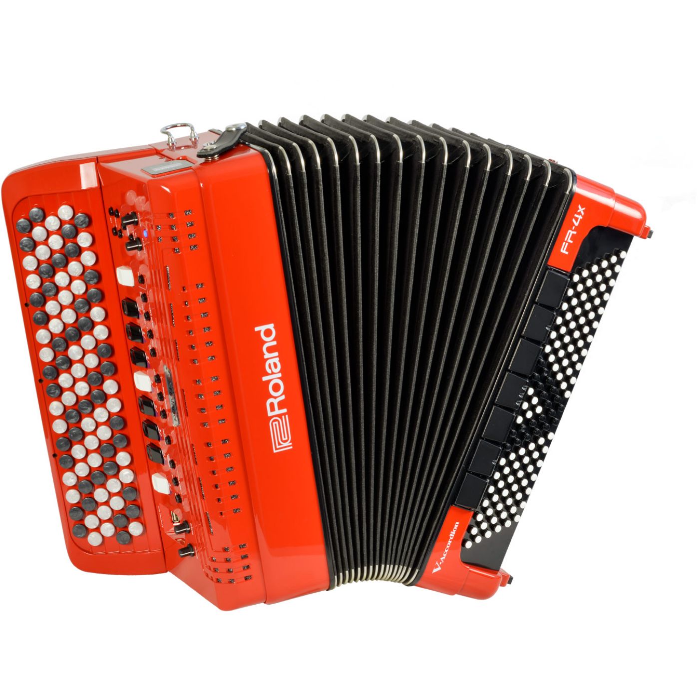 Roland FR-4xb Button V-Accordion, Red