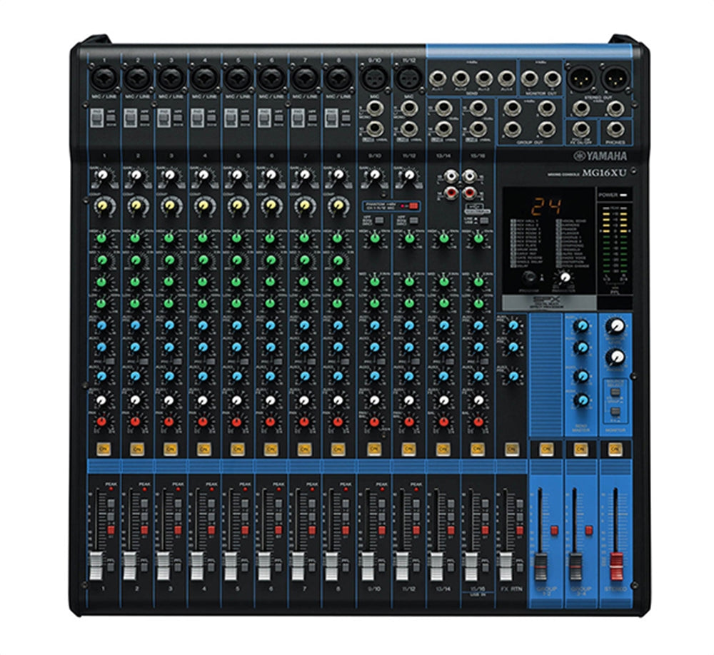 Yamaha, MG16XU, 16, Channel, Mixer, YAMAHA,