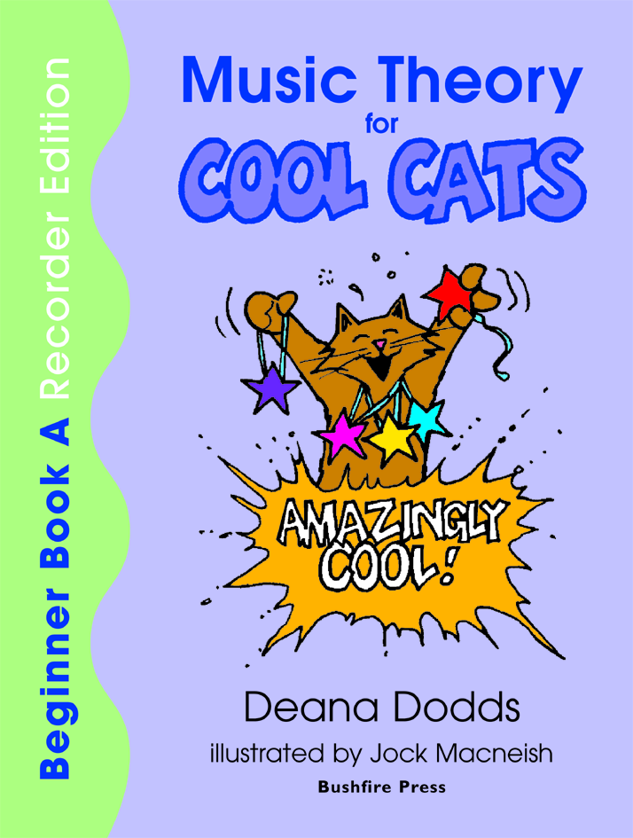 Music Theory for Cool Cats, Beginner Book B, Treble Clef Theory