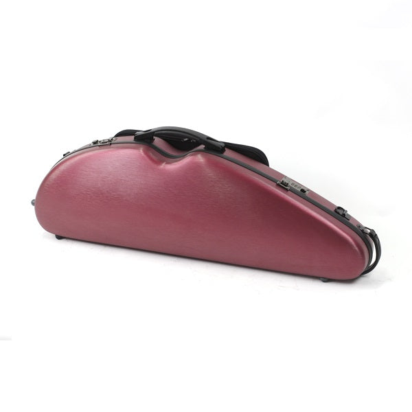 HQ Half Moon Violin Case, Brushed Blue