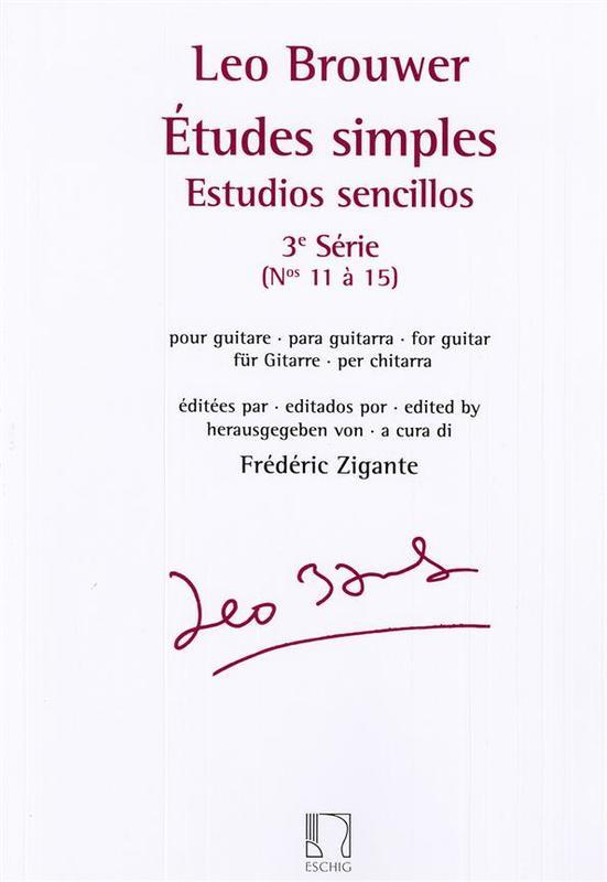 Brouwer: Etudes Simples - Vol. 3 Nos. 11-15