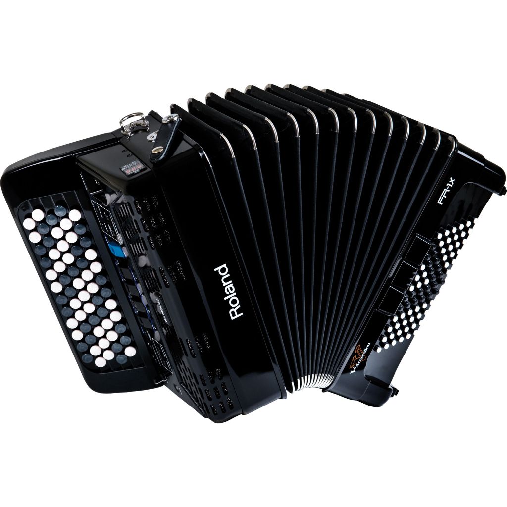 Roland FR-1xb Button V-Accordion, 72 Bass, Black