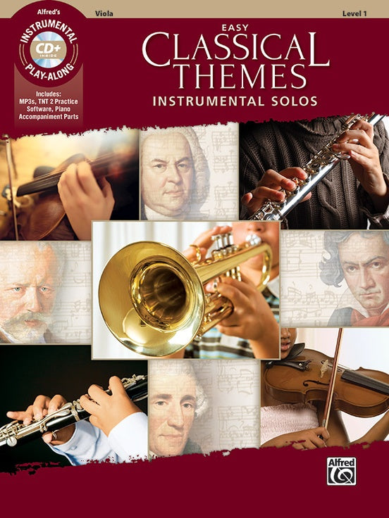 Easy Classical Themes Instrumental Solos for Viola