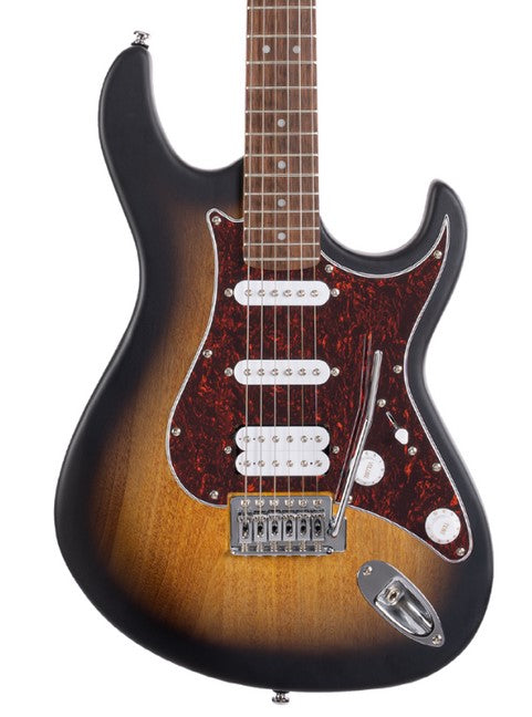 Cort CR100VCRS Electric Guitar, Cherry Sunburst ~ Music Junction