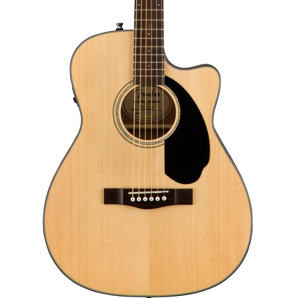 Fender CD-60SCE Acoustic-Electric Guitar, Natural