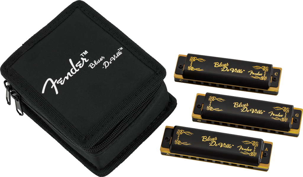 Fender Blues Deville Harmonicas | 3-pack with case | Melbourne