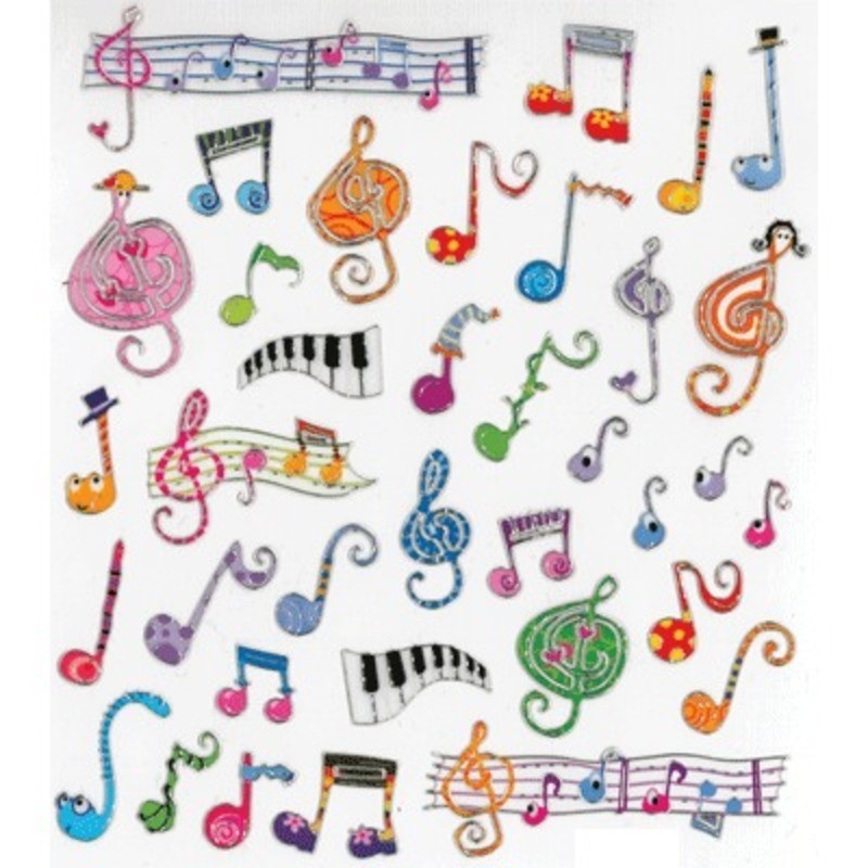 Stickers Whimsy Music | Music Gifts | Stickers
