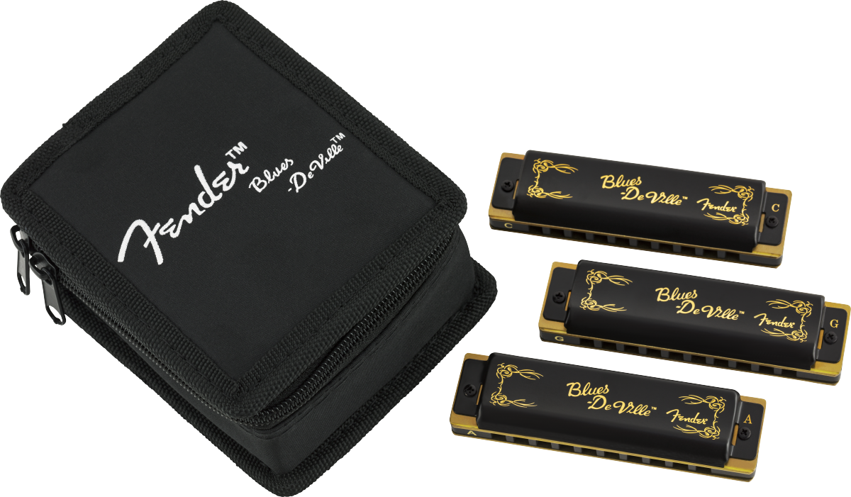 Fender Blues Deville Harmonicas | 3-pack with case | Melbourne