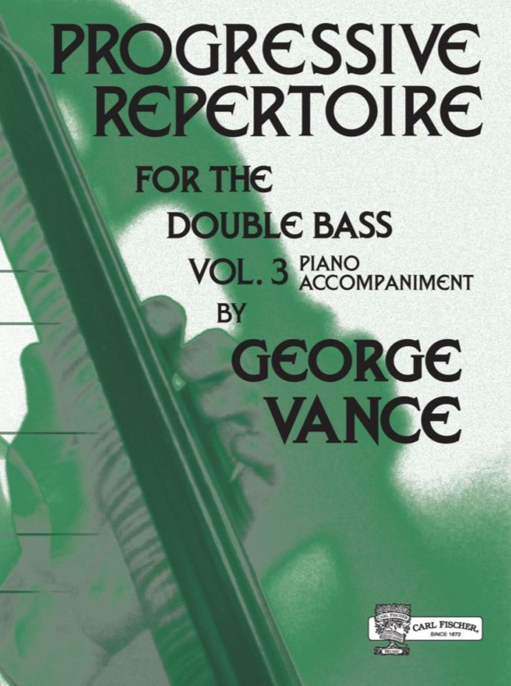 Progressive Repertoire for the Double Bass, Vol. 2 (Piano Accompanimen