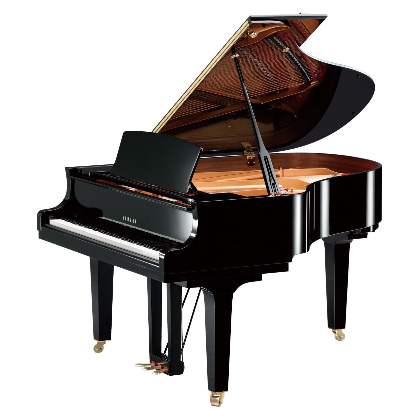 Yamaha GC1M Grand Piano, Polished Ebony