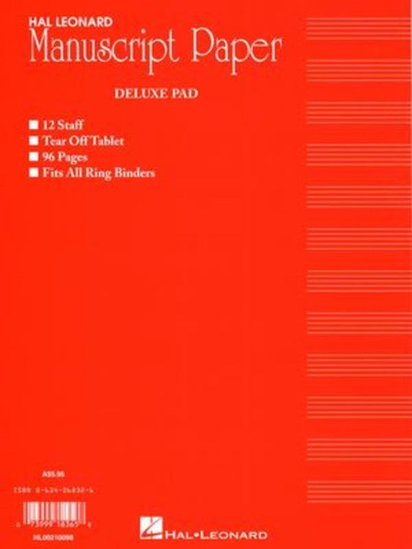 Guitar Tablature Manuscript Paper - Deluxe