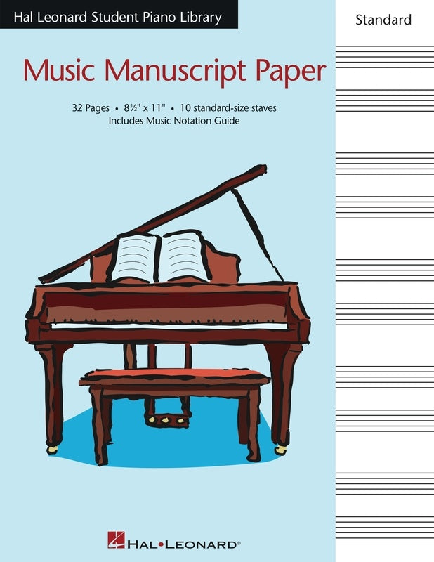 Hal Leonard Ukulele Manuscript Paper