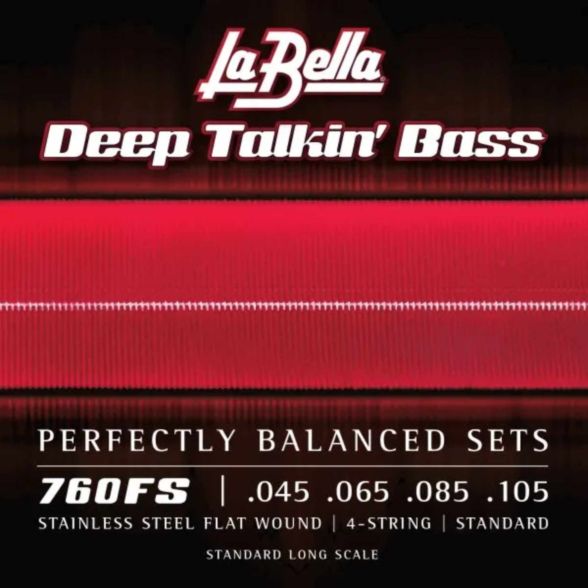 La Bella Deep Talkin' Bass Flats, Light 43-104