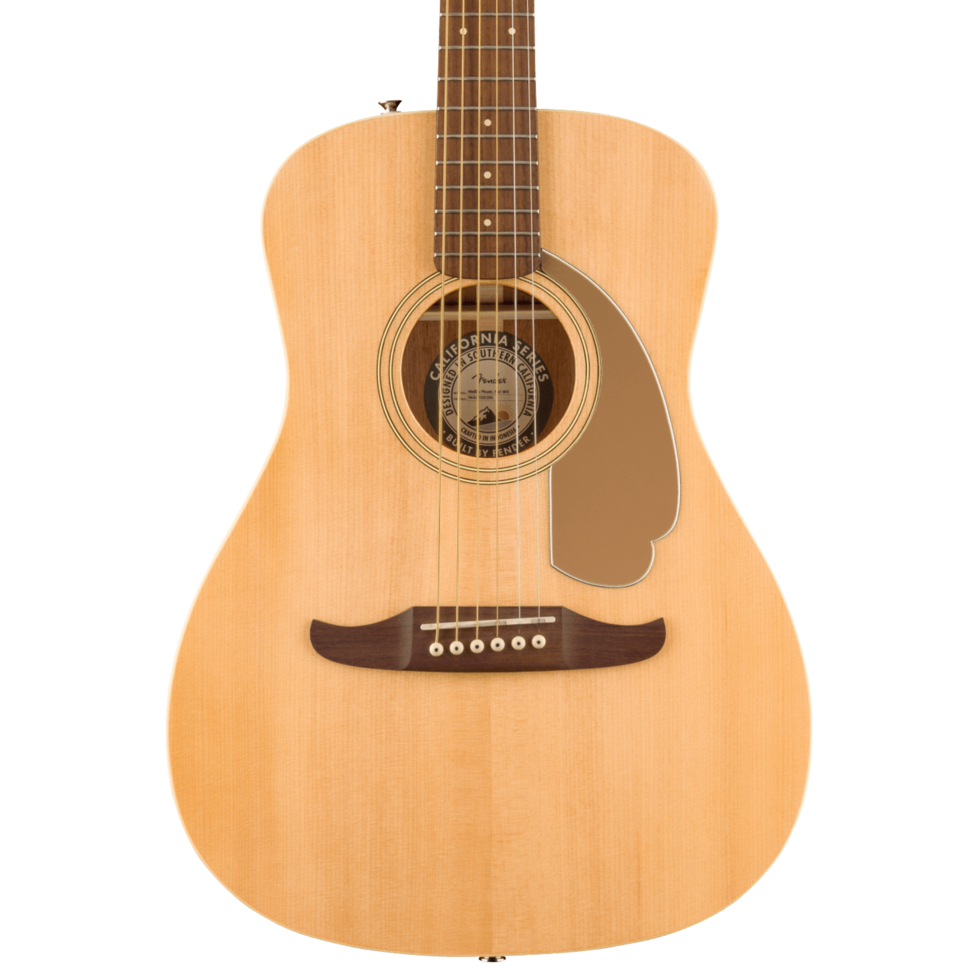 Fender California Series Malibu Player Acoustic-Electric Guitar, Natur
