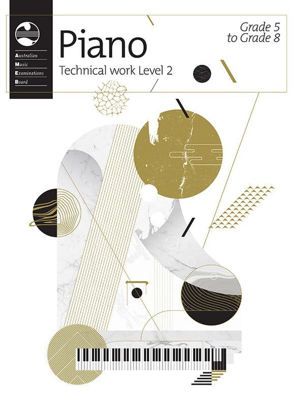 AMEB Piano Technical Work 2018 – Level 2 (Grade 5 to Grade 8)