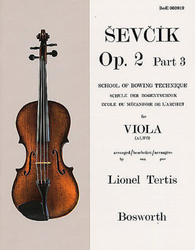 ?ev?ík: Viola Studies Op. 3 - Forty Variations
