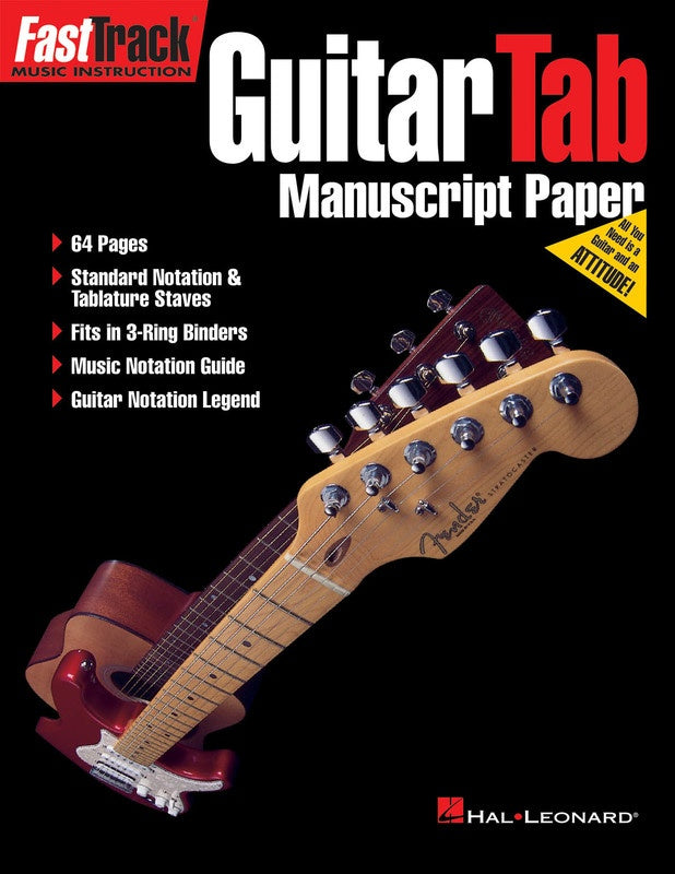 Recorded Versions Guitar Tablature Manuscript Paper