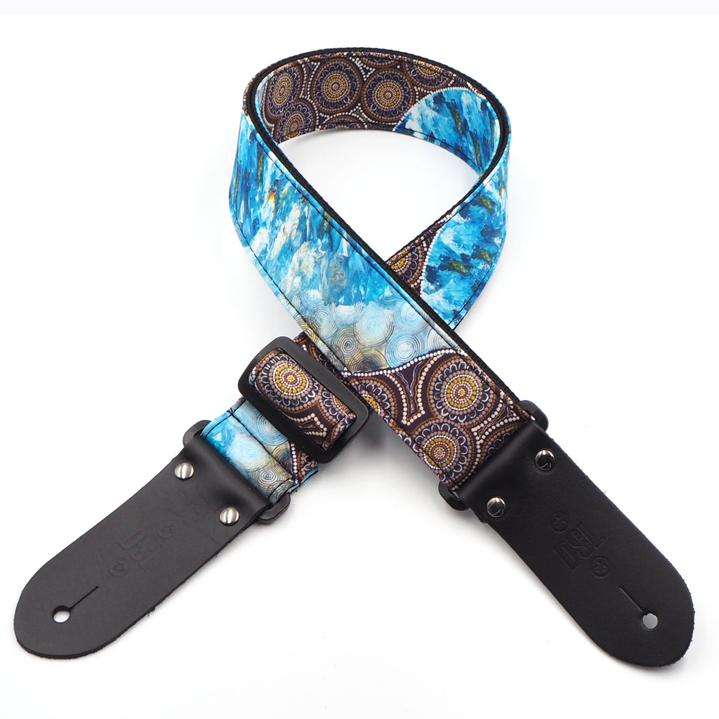 DSL 2" Guitar Strap Indigenous, Mina Mina Dreaming