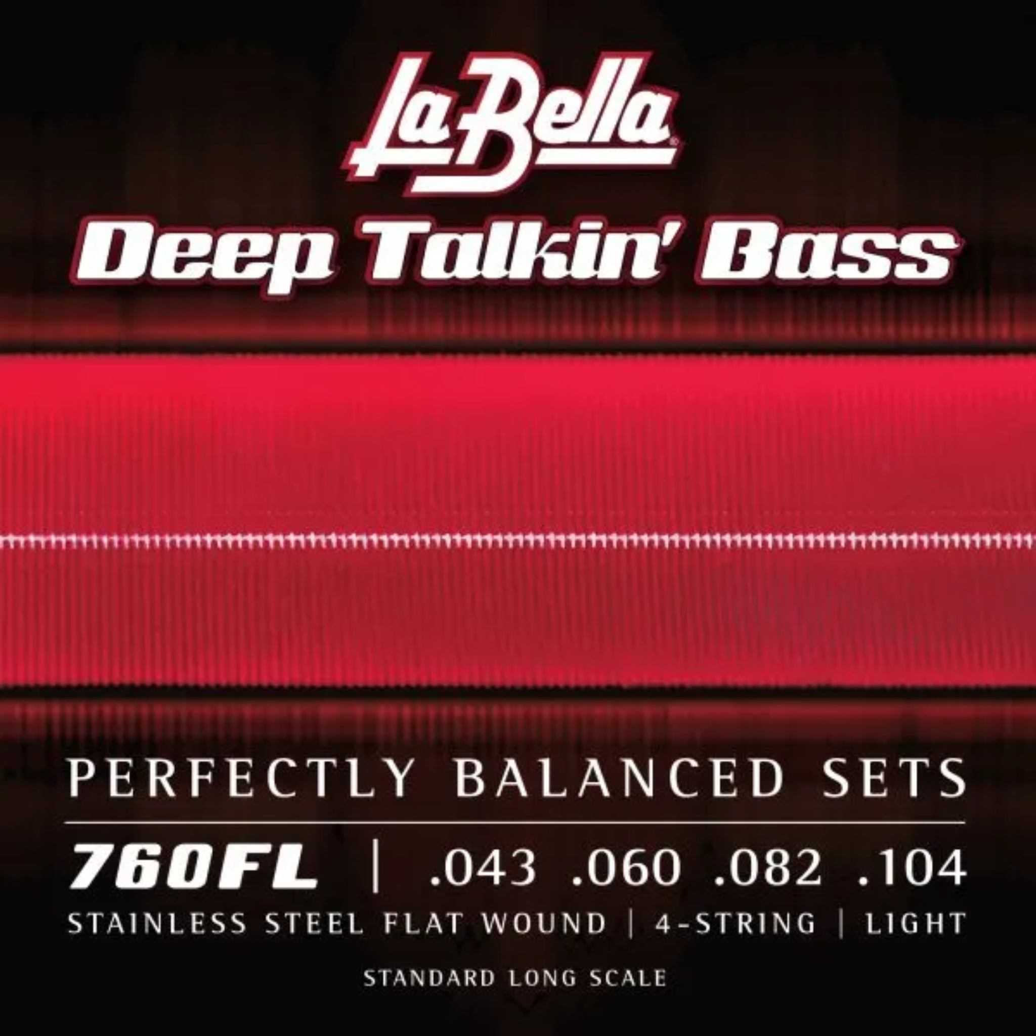 La Bella Deep Talkin' Bass Flats, Standard 45-105