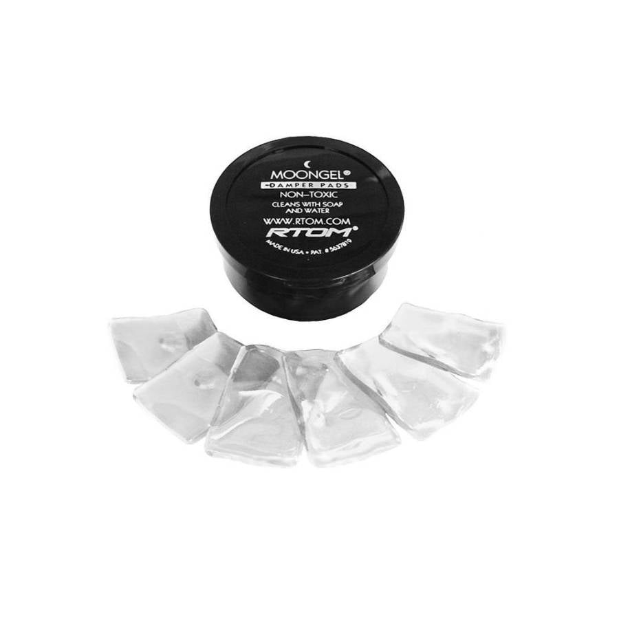 Moongel Drum Damper Pads (6), Clear