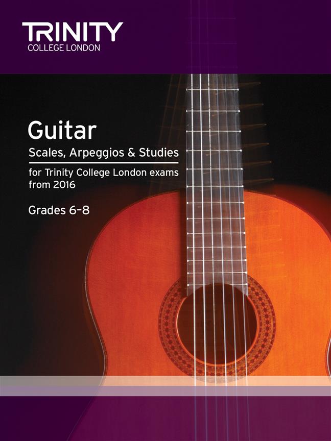 Trinity Guitar Scales Initial-Grade 5 from 2016