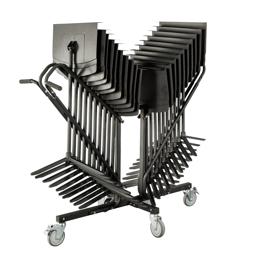 Alges Music Stand Large Storage Cart and 20 Music Stand Bundle