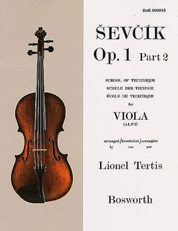 ?ev?ík: Viola Studies Op. 1 Part 3 & 4
