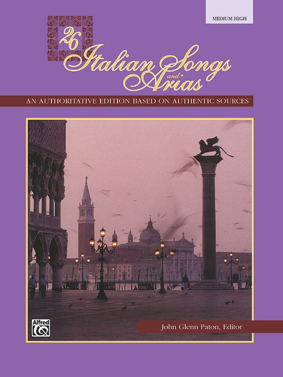 Twenty-Six Italian Songs and Arias - Medium to High Voice