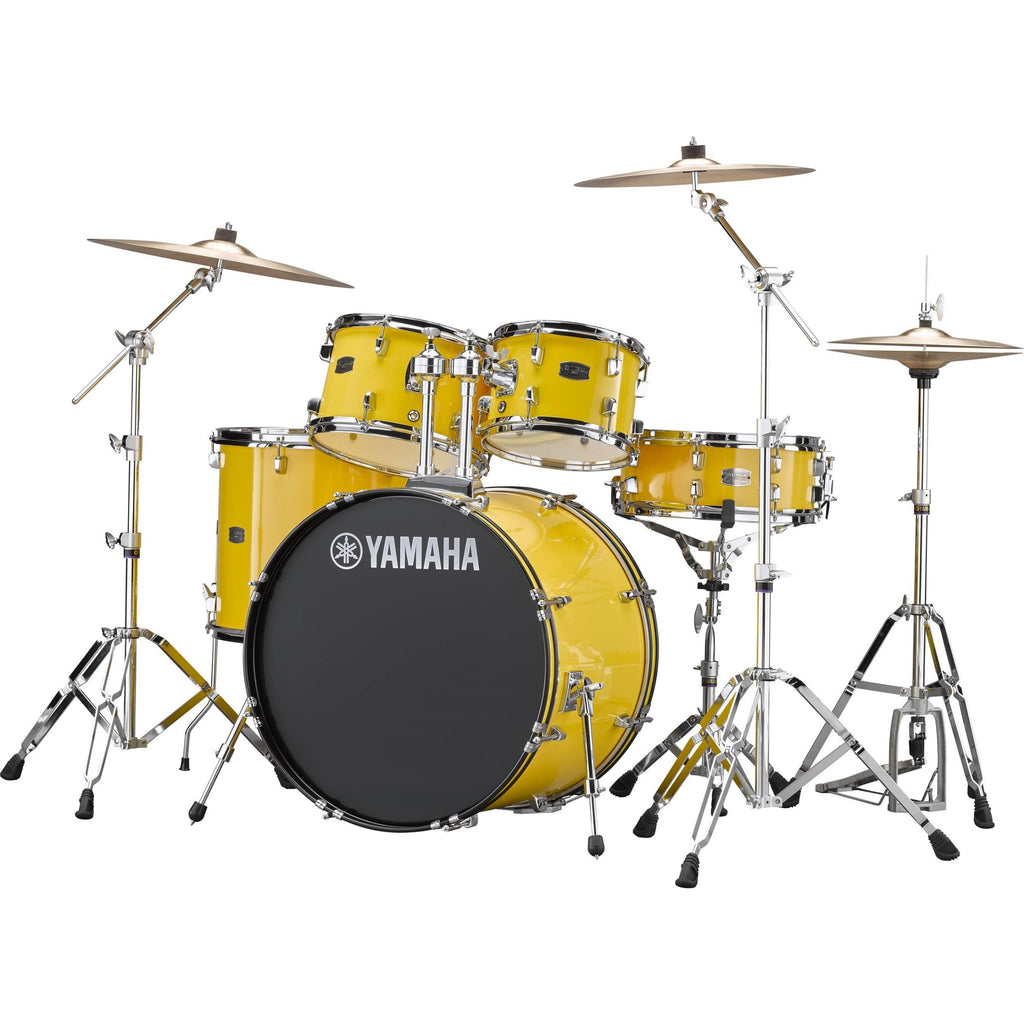 Yamaha RDP2F5YL Rydeen Euro Drum Kit, Mellow Yellow with Free Yamaha S