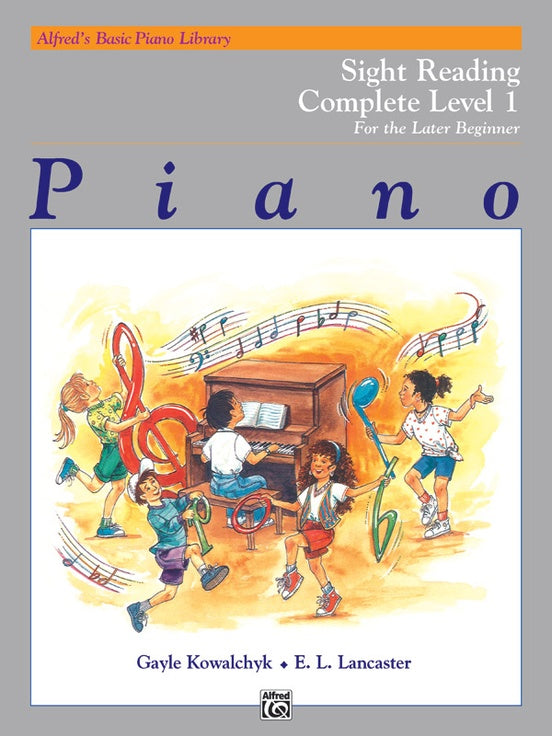 Alfred's Basic Piano Library: Sight Reading Book Complete Level 1
