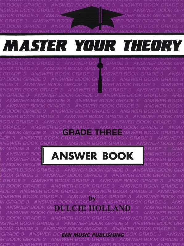 Master Your Theory Grade One Answer Book
