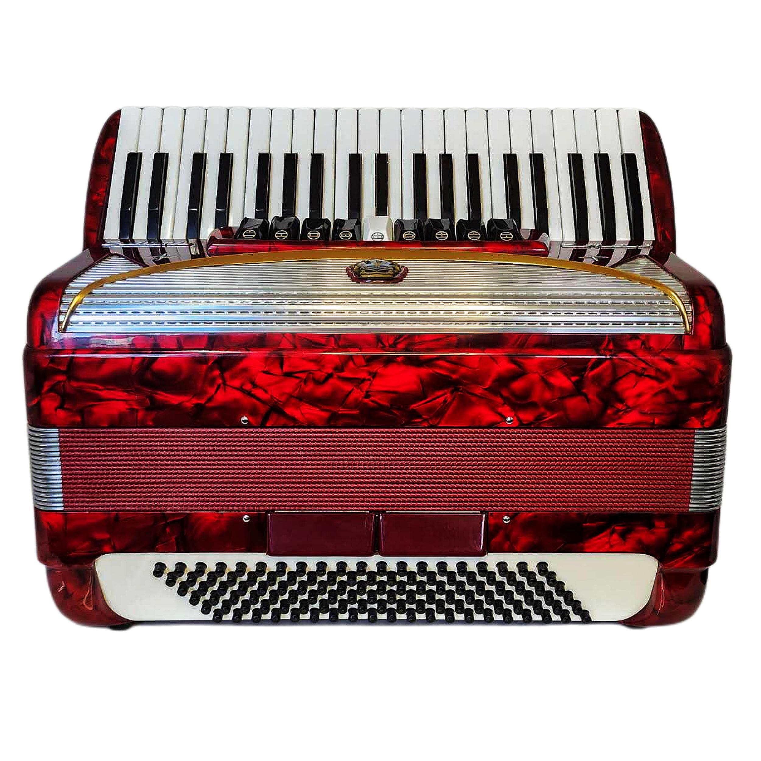 Settimio Soprani 732/86 Musette Piano Accordion 120 Bass| As New | Sec