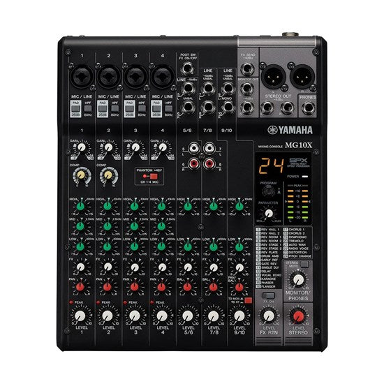 Yamaha MG10 10-Channel Mixer
