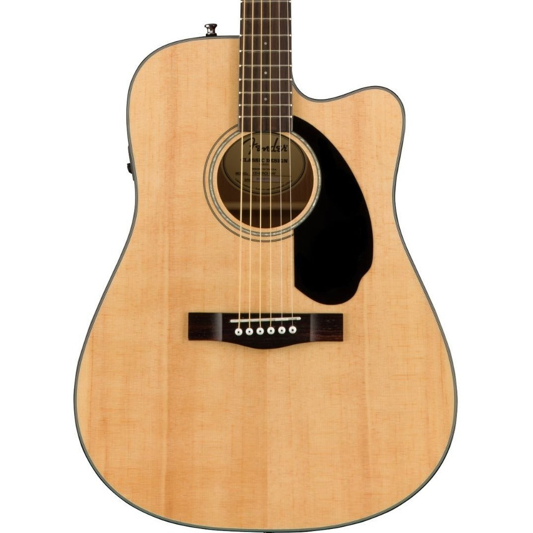 Fender CC-60SCE Concert Acoustic-Electric Guitar, Natural