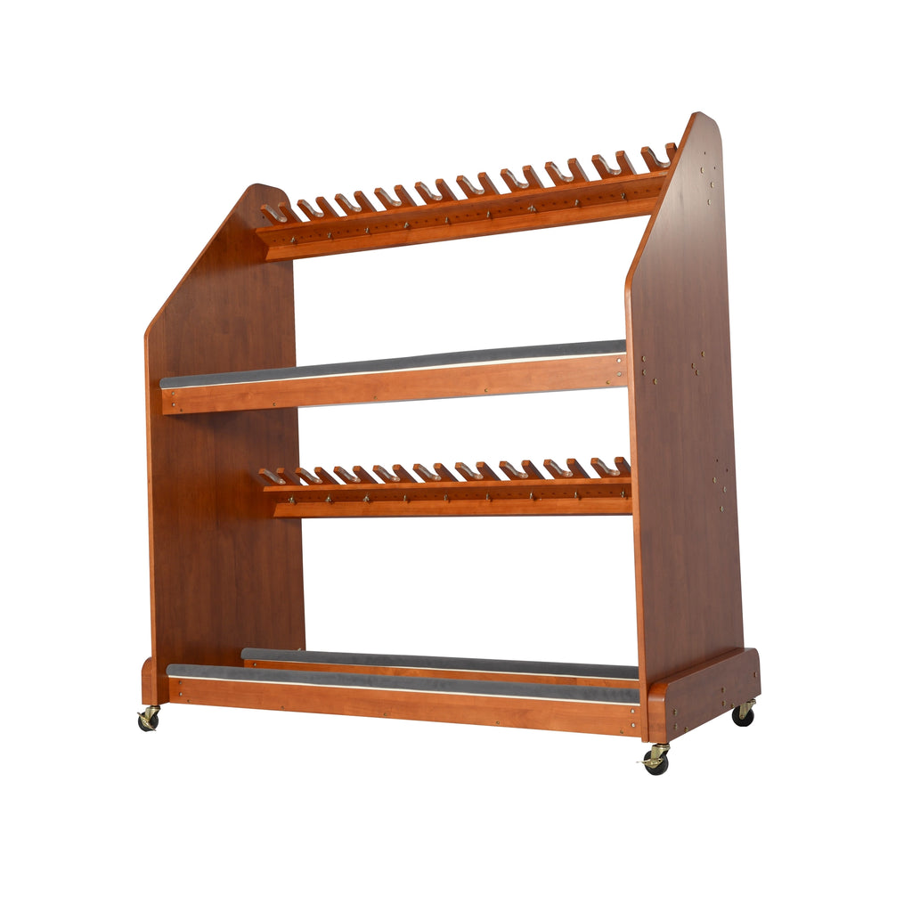 Alges Mobile Instrument Storage - 16-Unit Violin / Viola Rack