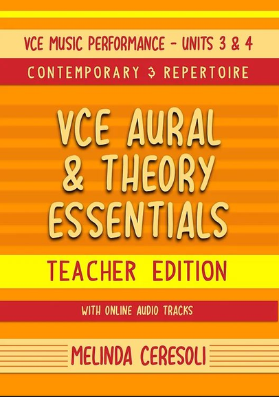 VCE Music Performance, Aural & Theory Essentials, Teacher Edition, Uni