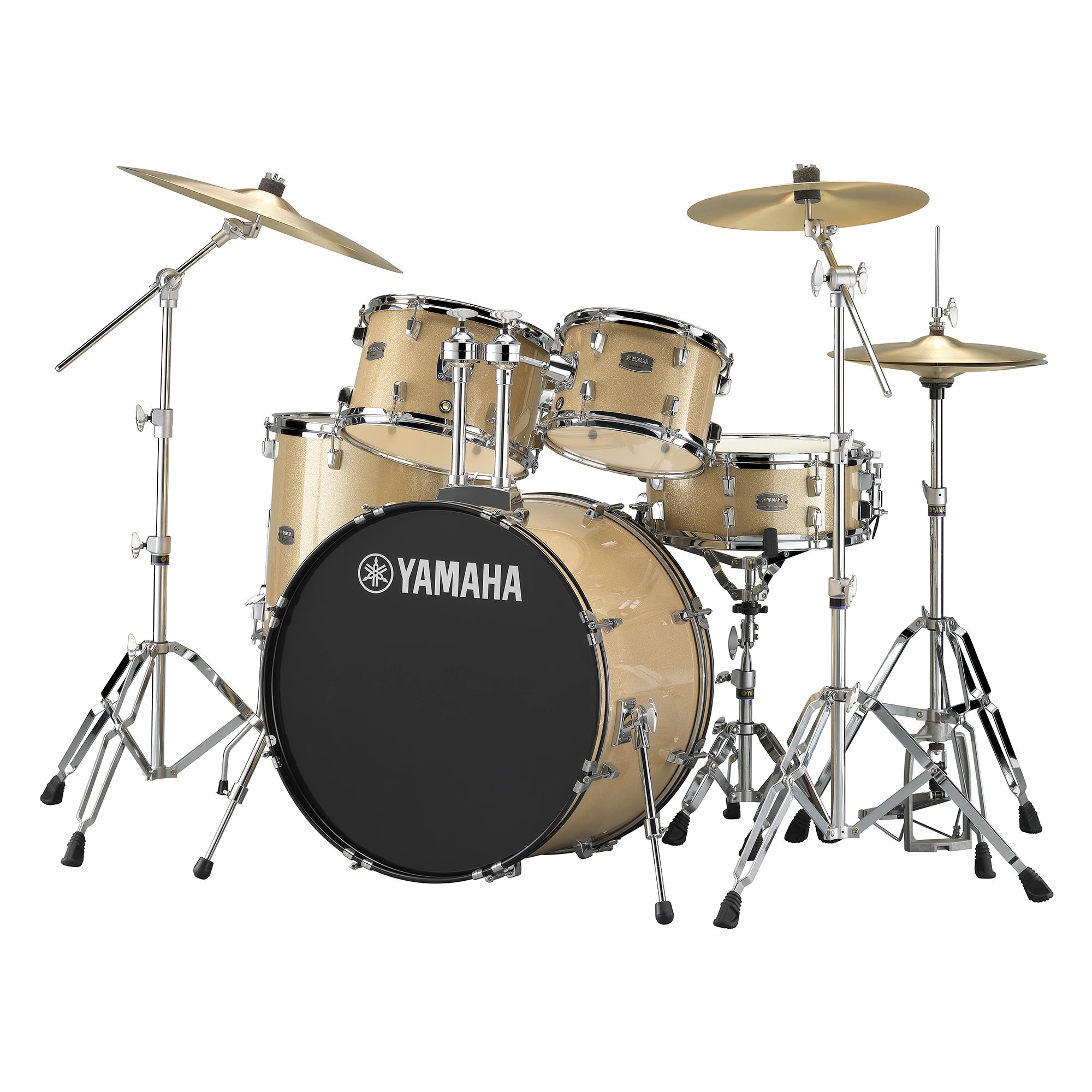 Yamaha RDP0F5 Rydeen Fusion Drum Kit, Champagne Glitter incl Free Yama