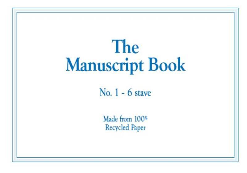 Guitar Tablature Manuscript Paper - Standard