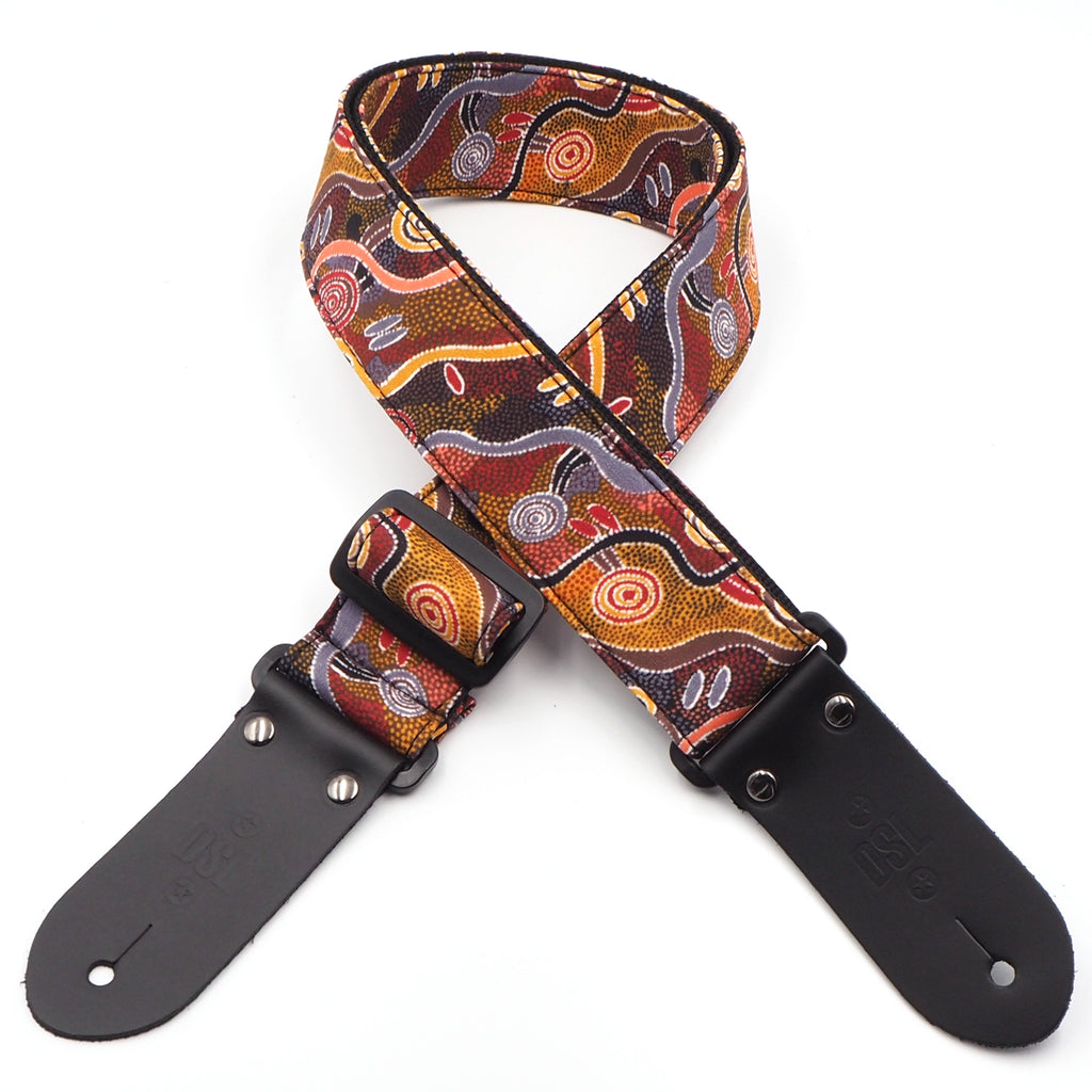 DSL 2" Guitar Strap Indigenous, Blue Dreaming