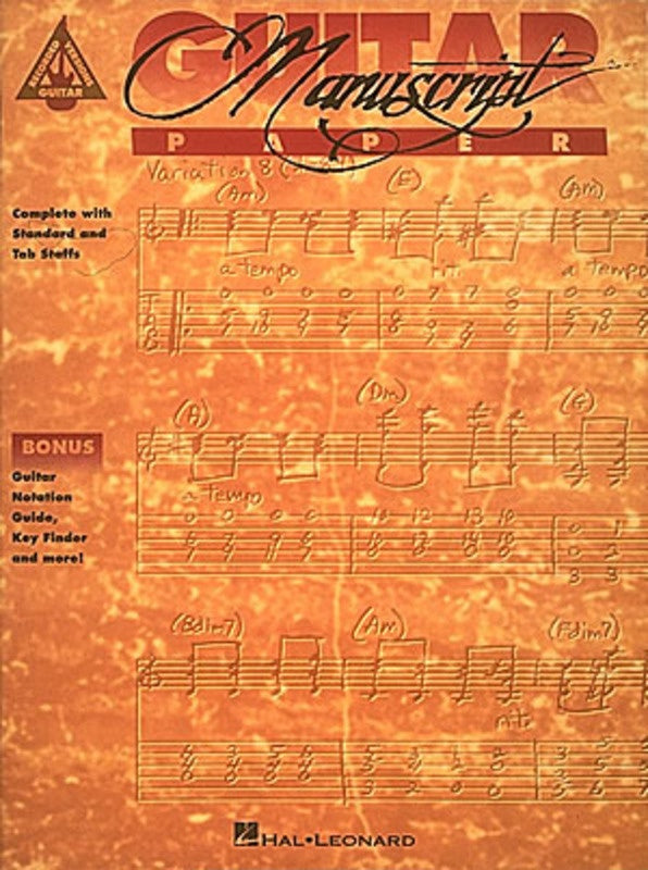 Standard Wirebound Manuscript Paper (Green Cover)