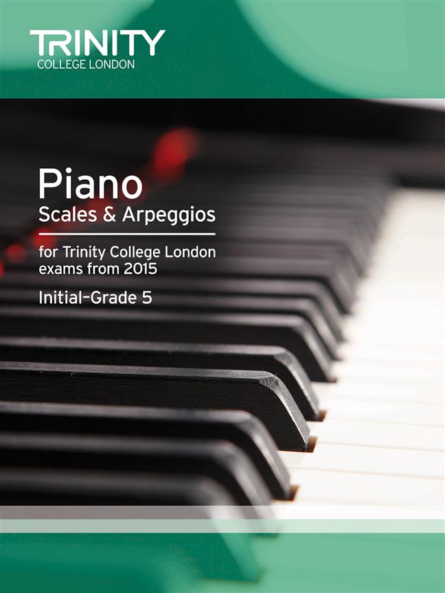 Trinity Piano Scales from 2015, Grades 6-8