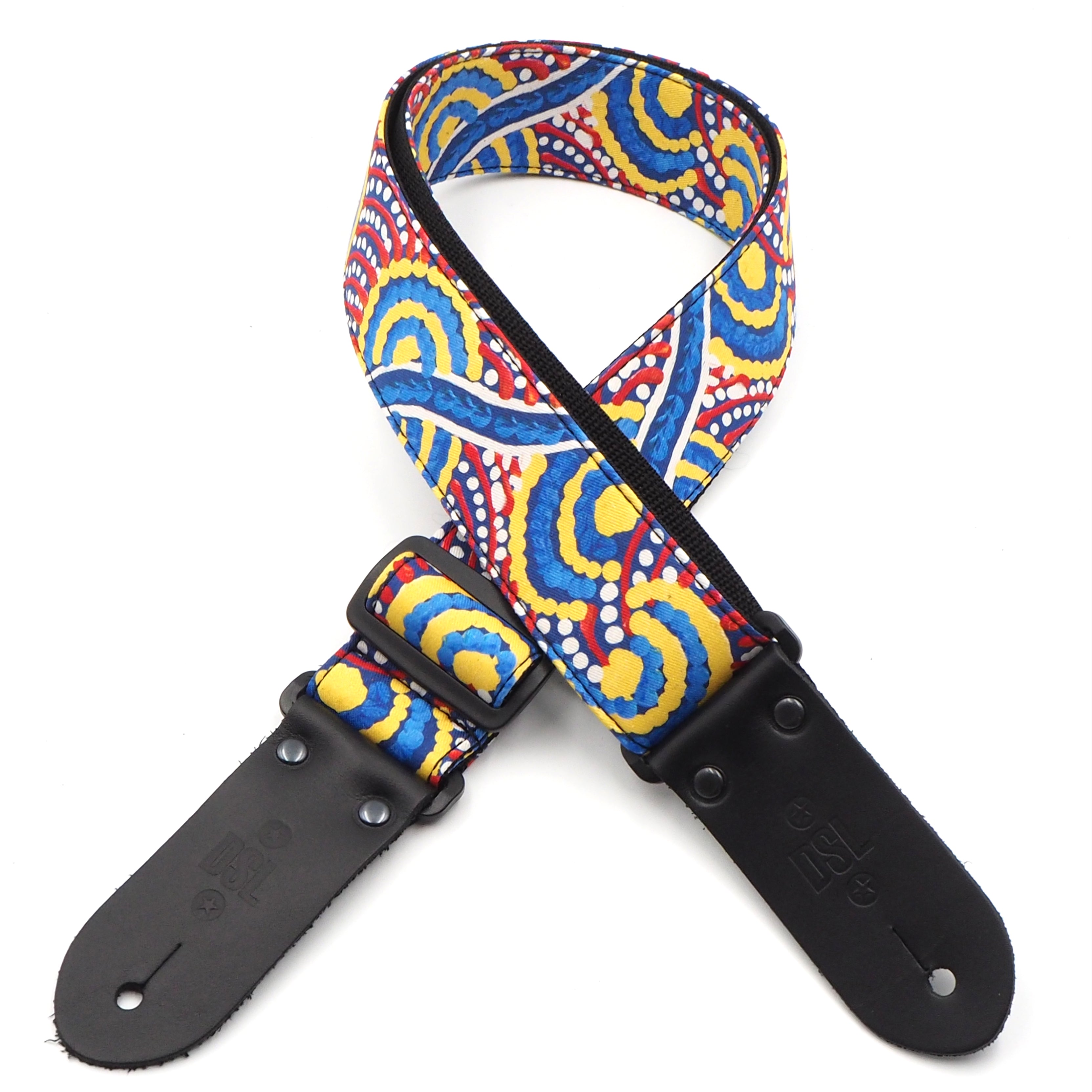 DSL 2" Guitar Strap Indigenous, Water Dreaming