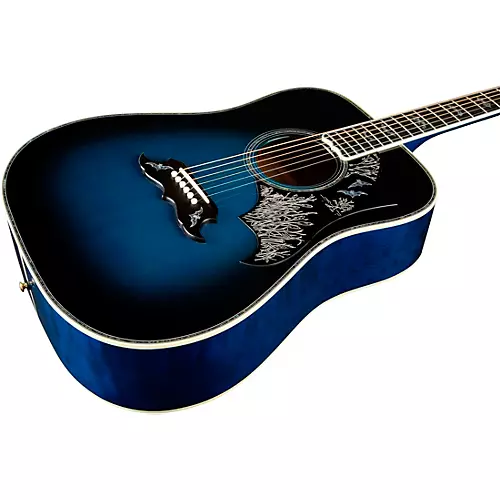 Gibson Bats in Flight Limited-Edition Acoustic Guitar Midnight Edge Burst - musicians--Friend