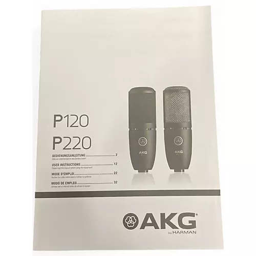 Used AKG P120 Project Studio Condenser Microphone - musicians--Friend