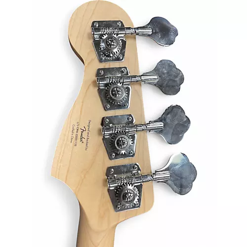 Used Squier Precision Bass Black Electric Bass Guitar Black - musicians--Friend